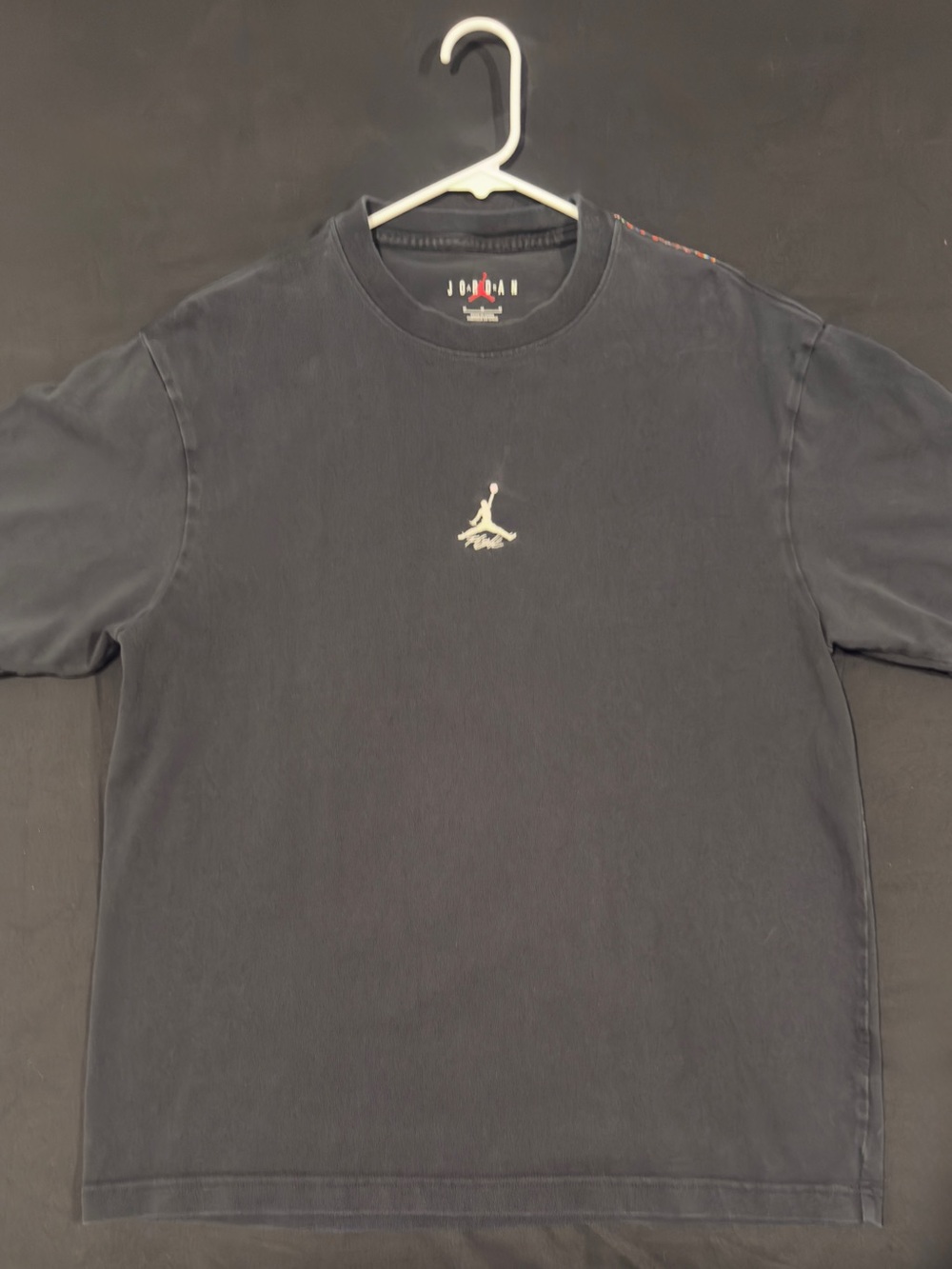 🏀 Nike Jordan Flight Heritage 85 Black Graphic Crew T-shirt - Picture 3 of 8